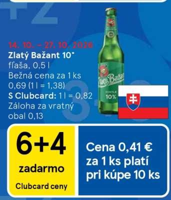 Zlatý Bažant 10%