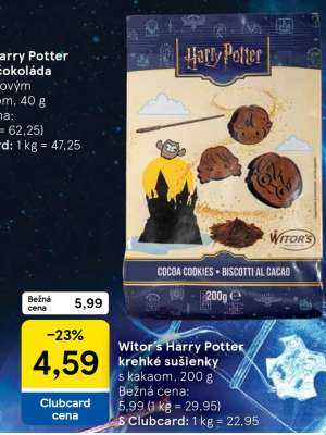 Witor's Harry Potter křehké sušenky