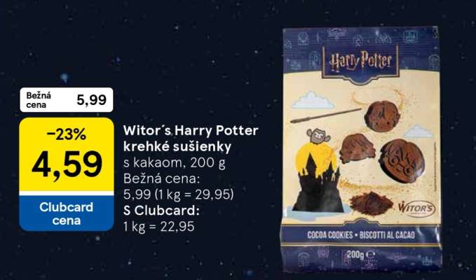 Witor´s Harry Potter krehké sušienky