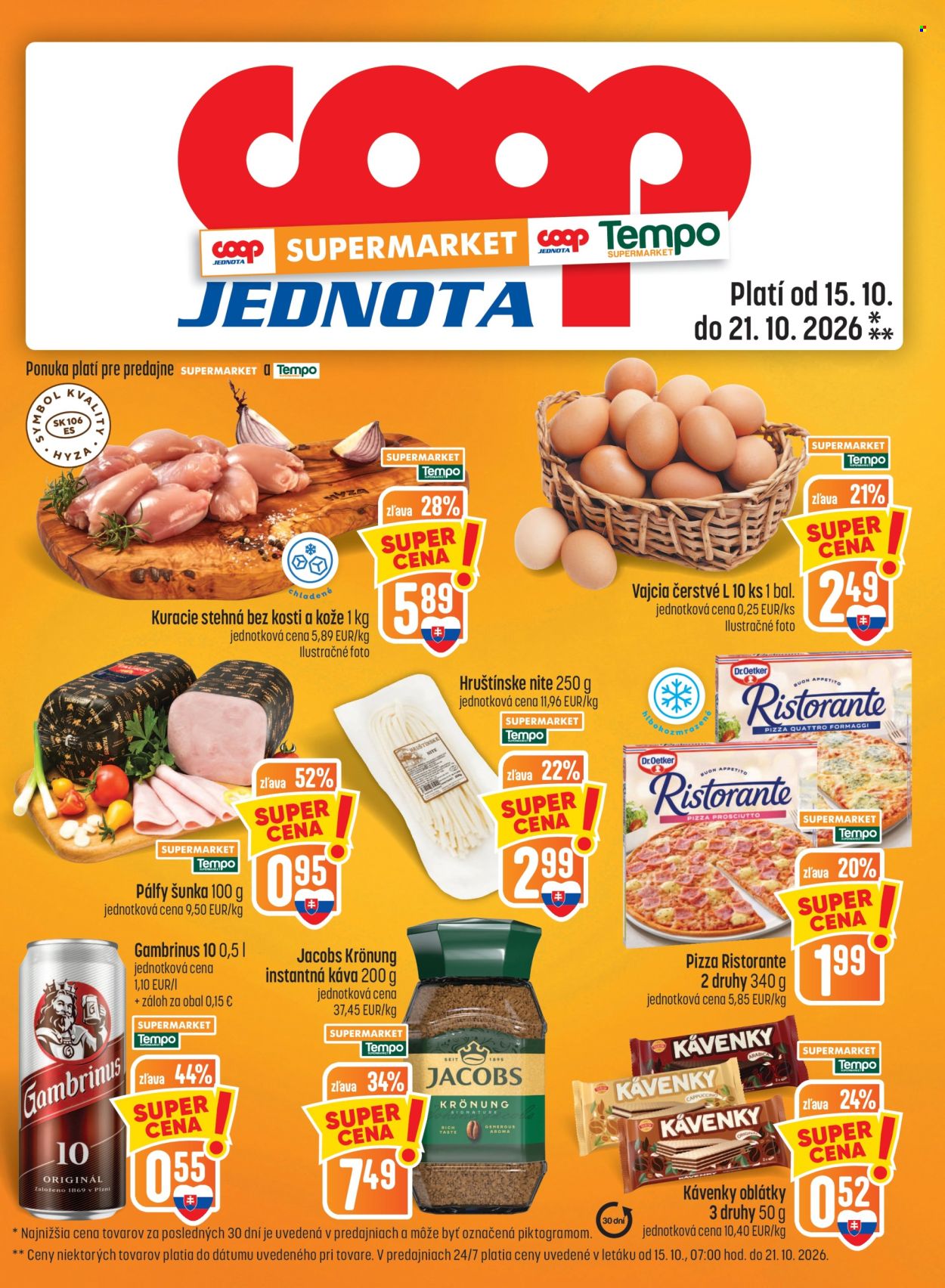 Leták COOP Jednota - 15.10.2026 - 21.10.2026. Strana 13