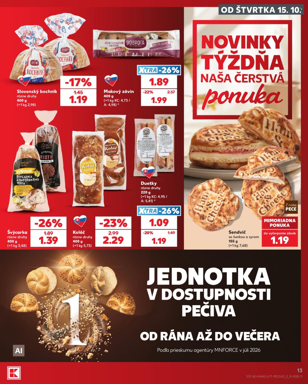 Leták Kaufland - 15.10.2026 - 21.10.2026. Strana 13