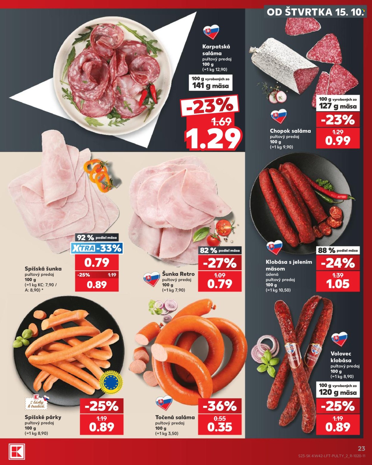 Leták Kaufland - 15.10.2026 - 21.10.2026. Strana 23