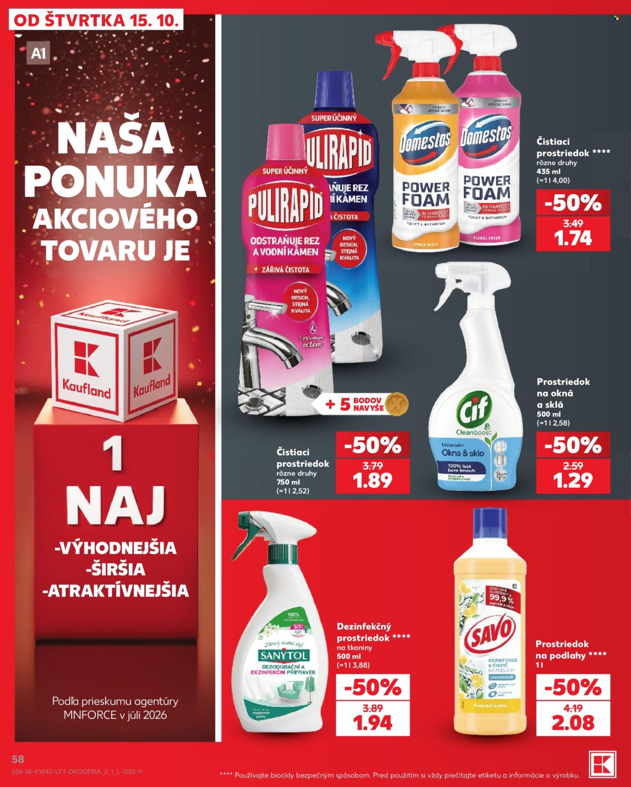 Leták Kaufland - 15.10.2026 - 21.10.2026. Strana 58
