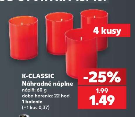 K-CLASSIC Náhradné náplne