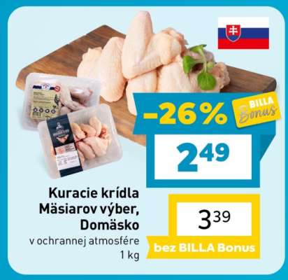 Kuracie krídla Mäsiarov výber, Domäsko