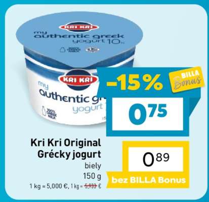 Kri-Kri Originál grécky jogurt