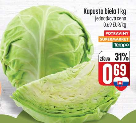 Kapusta biela 1 kg
