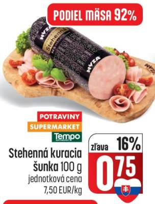 Stehenná kuracia šunka 100 g