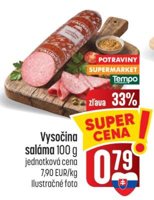 Vysočina saláma 100 g