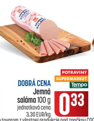 Jemná saláma 100 g