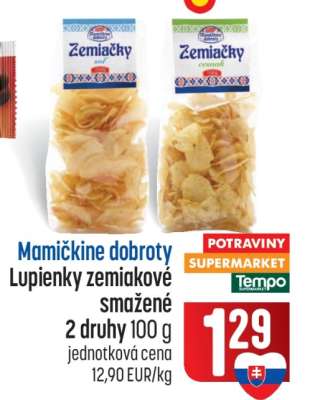 Mamičkine dobroty Lupienky zemiakové smažené
