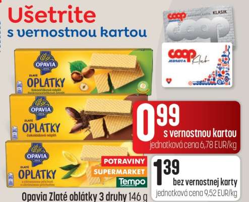 OPAVIA ZLATÉ OBLÁTKY