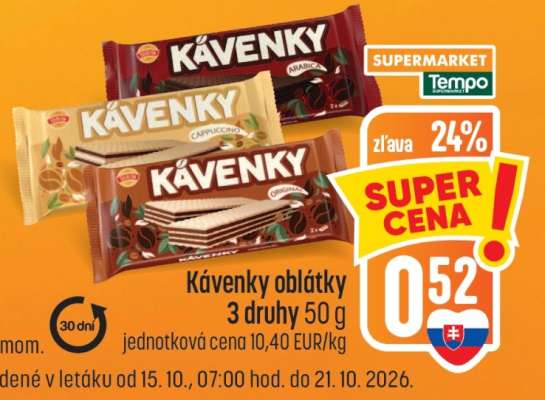 Kávenky oblátky