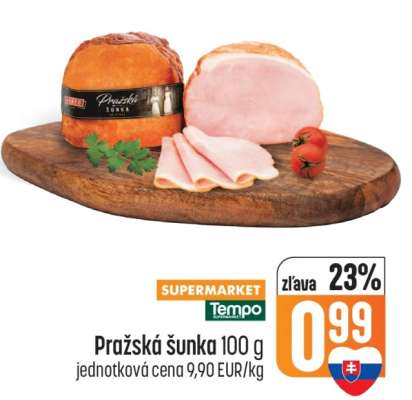 Pražská šunka 100 g