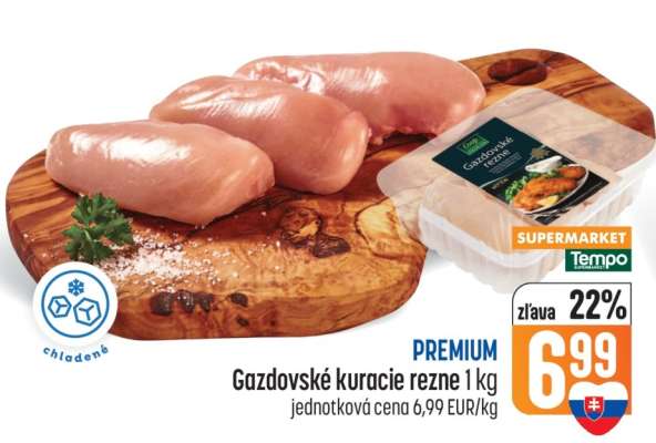 Gazdovské kuracie rezne 1 kg
