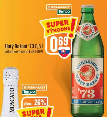 Zlatý Bažant ,73 0,5 l