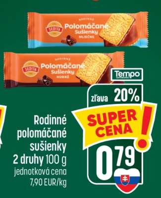 Rodinné polomáčané sušenky