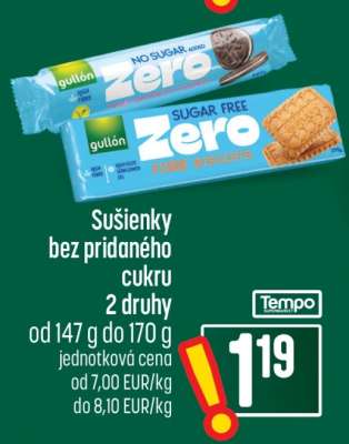 Sušienky bez pridaného cukru