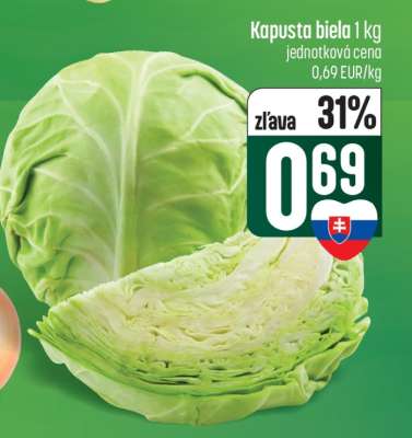 Kapusta biela 1 kg