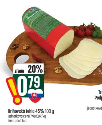 Hriňovská tehla 45% 100 g