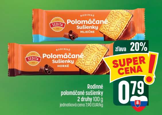 Rodinné polomáčané sušienky