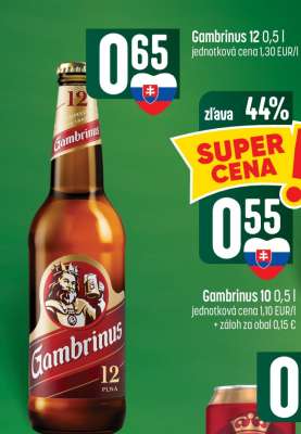 Gambrinus 12 0,5 l