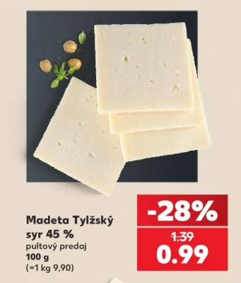Madeta Tylžský syr 45 %