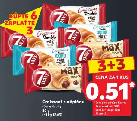 Croissant s náplňou