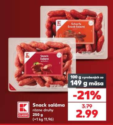 Snack saláma
