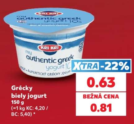 Grécky biely jogurt