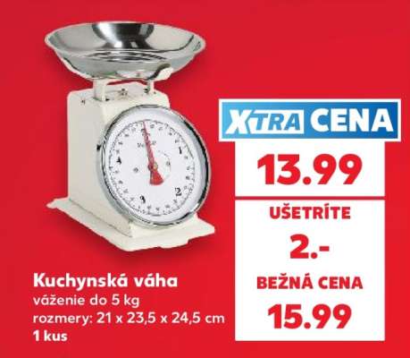 Kuchynská váha