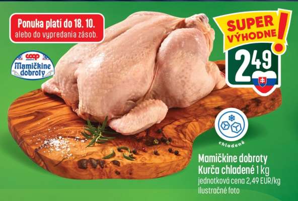 Mamičkine dobroty Kurča chladené 1 kg