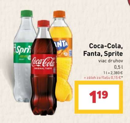 Coca-Cola, Fanta, Sprite