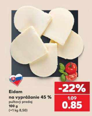 Eidam na vyprážanie 45 %