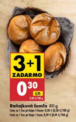 Raňajková žemľa