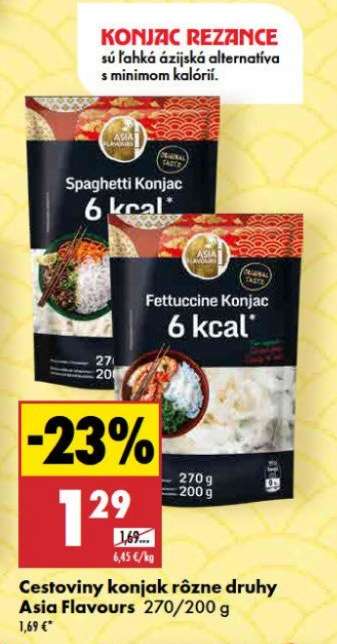 Cestoviny konjak rôzne druhy Asia Flavours 270/200 g