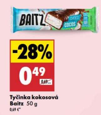 Tyčinka kokosová Baitz 50 g