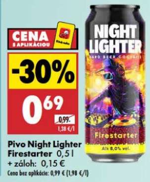 Pivo Night Lighter Firestarter 0,5 l