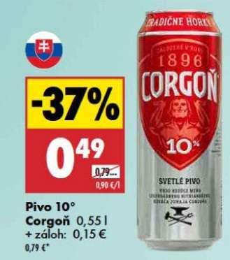 Pivo 10° Corgoň