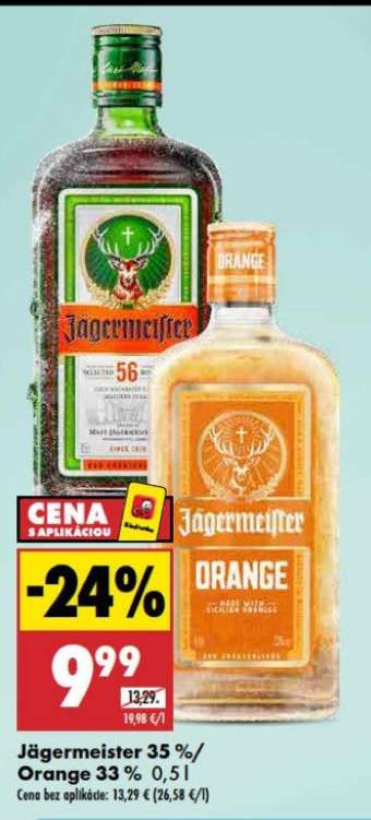 Jägermeister 35 %/Orange 33 % 0,5 l