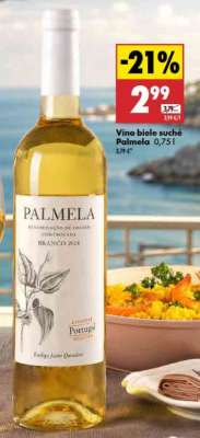Víno biele suché Palmela 0,75 l