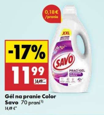 Gél na pranie color Savo