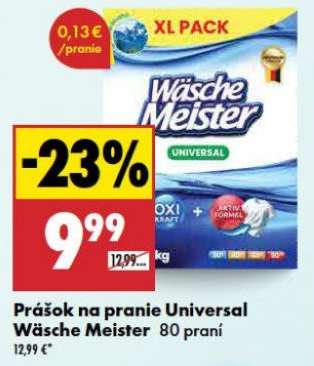 Prášok na pranie Universal Wäsche Meister
