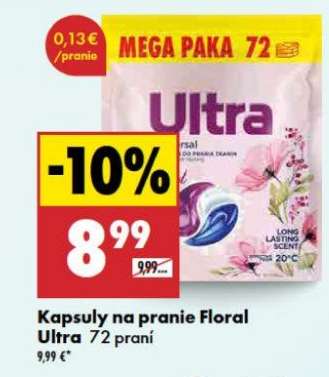 Kapsuly na pranie Floral Ultra 72 praní
