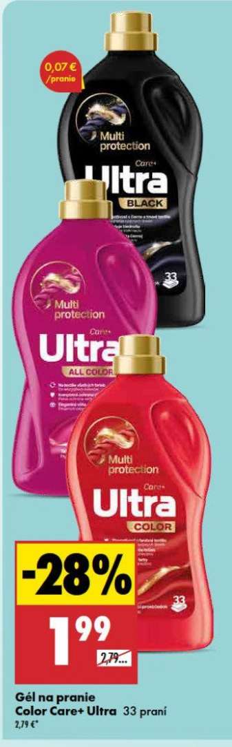 Gél na pranie Color Care+ Ultra