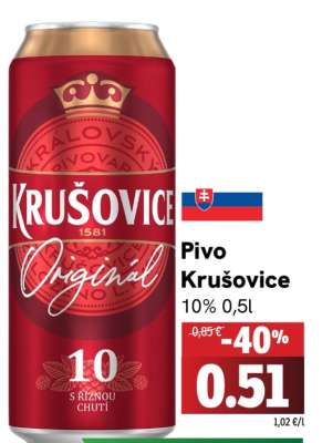 PIVO KRUŠOVICE