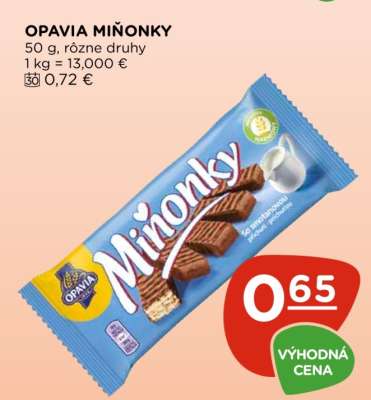 OPAVIA MIŇONKY