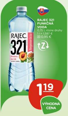 RAJEC 321 FUNKČNÁ VODA