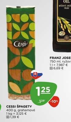 CESSI ŠPAGETY