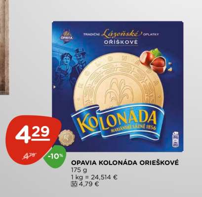 OPAVIA KOLONÁDA ORIEŠKOVÉ